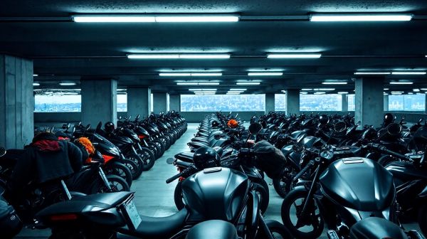 Meilleurs espaces de stationnement de motos à Roissy CDG
